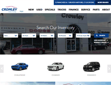 Tablet Screenshot of crowleydodge.com